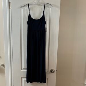 NWT basic navy midi dress